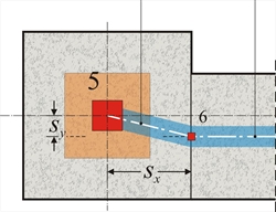 Εικόνα 3.1.3-2: Κάτοψη κόμβων κολόνας-δοκού:<br/>