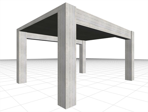 Εικόνα 3.3.1-3: Η κατασκευή στο χώρο