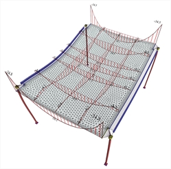 Εικόνα 3.3.6.2-6: Ροπές κάμψης ζωνών πλακών επί δοκών 300/300
