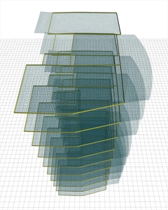 Εικόνα 4.2.4-9: Το προσομοίωμα του σκελετού σε 3D