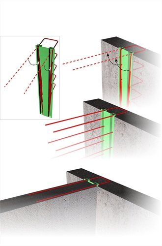 Οι 4 φάσεις προσθήκης εγκάρσιου τοιχείου