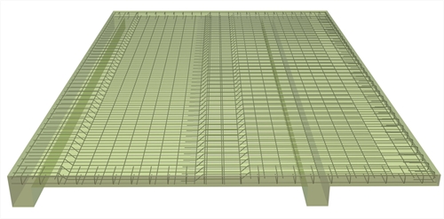 Αμφιέρειστη πλάκα με πρόβολο <μελέτη: slabs30>
