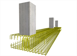 Όπλιση ορθογωνικής πεδιλοδοκού <br/><μελέτη:foundation160>